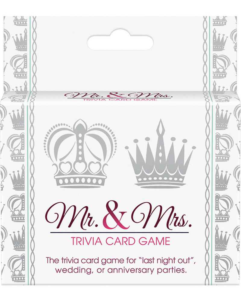 Juego de cartas de trivia de Mr. y Mrs.