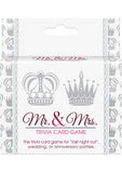 Juego de cartas de trivia de Mr. y Mrs.