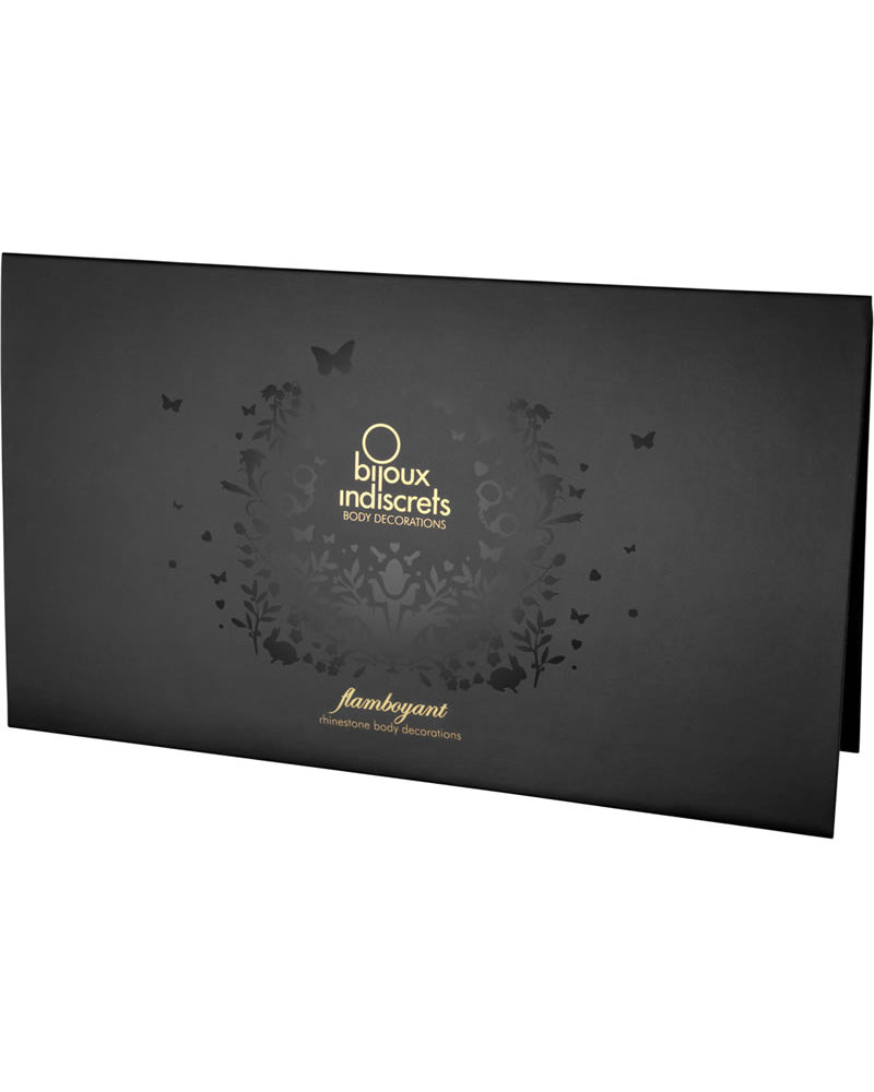 Bijoux Indiscrets Body Decorations Flamboyant Reusible Rhinestones Metallic 3 Each Per Pack