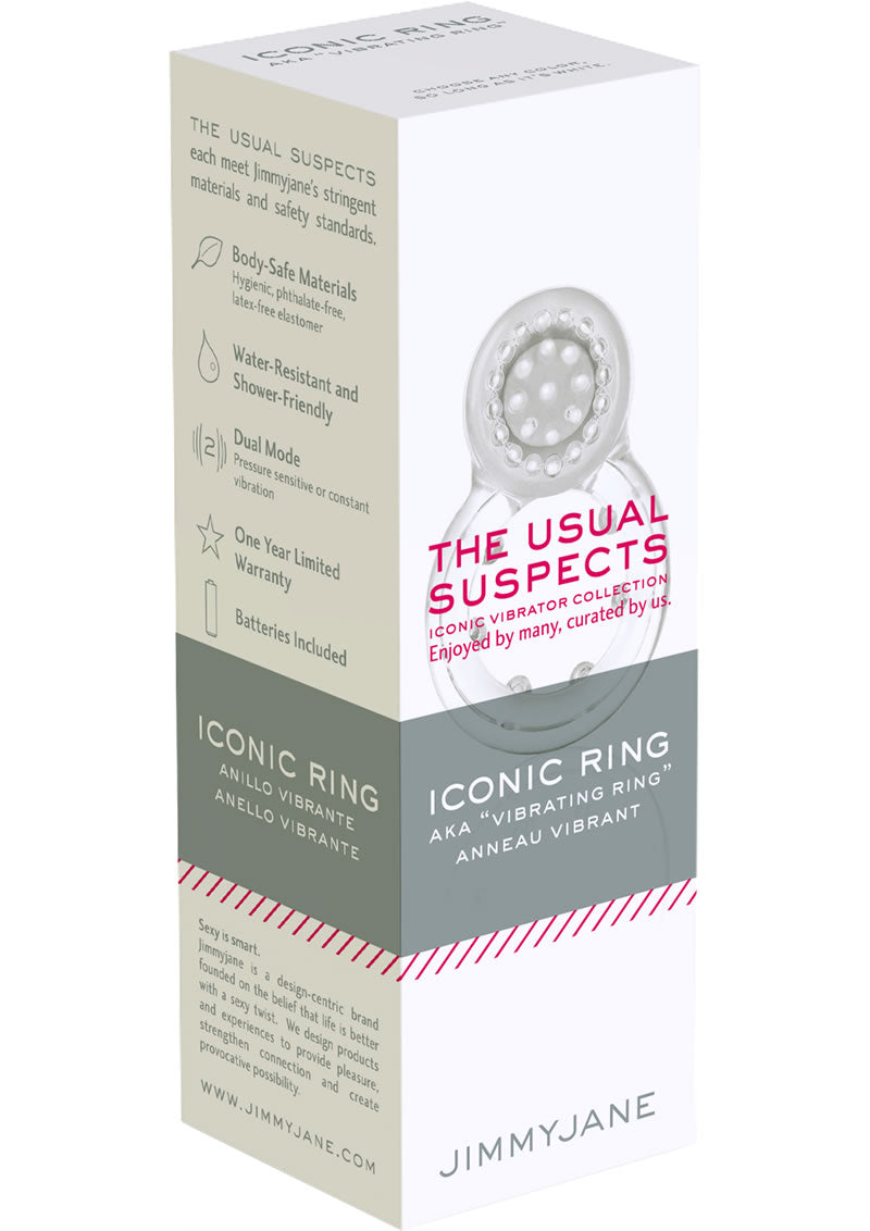 Anillo icónico de The Usual Suspects de JimmyJane Clear