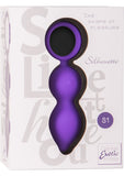 Sihouette S1 Rechargeable Silicone Kegel Exerciser Purple 3.5 Inch