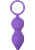 Ejercitador de Kegel de silicona recargable Sihouette S1 morado de 3,5 pulgadas