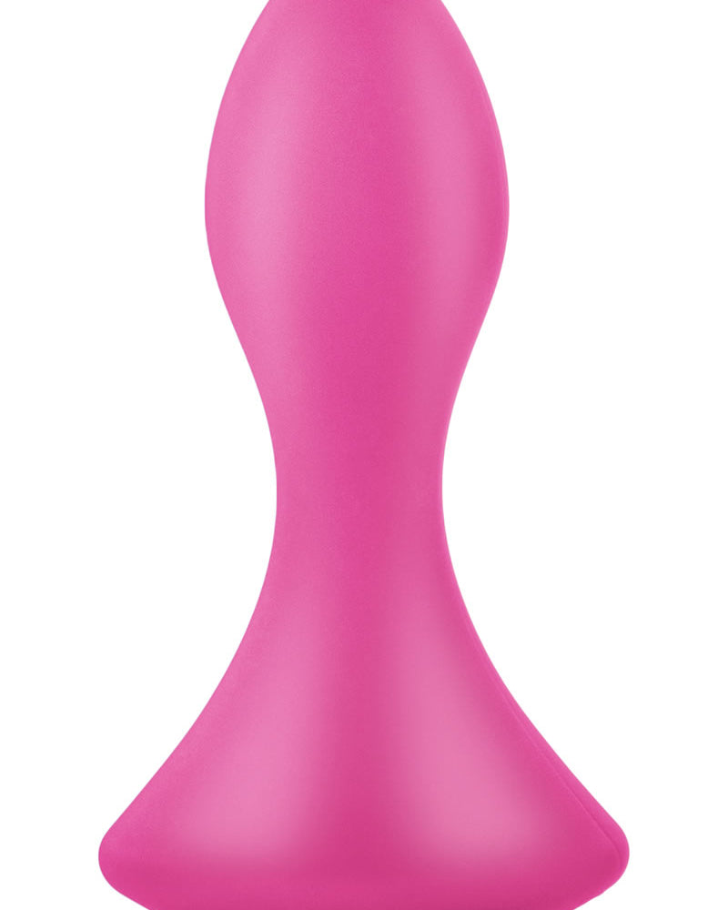 Sonda anal de silicona recargable Sihouette S5 de 4 pulgadas, color rosa