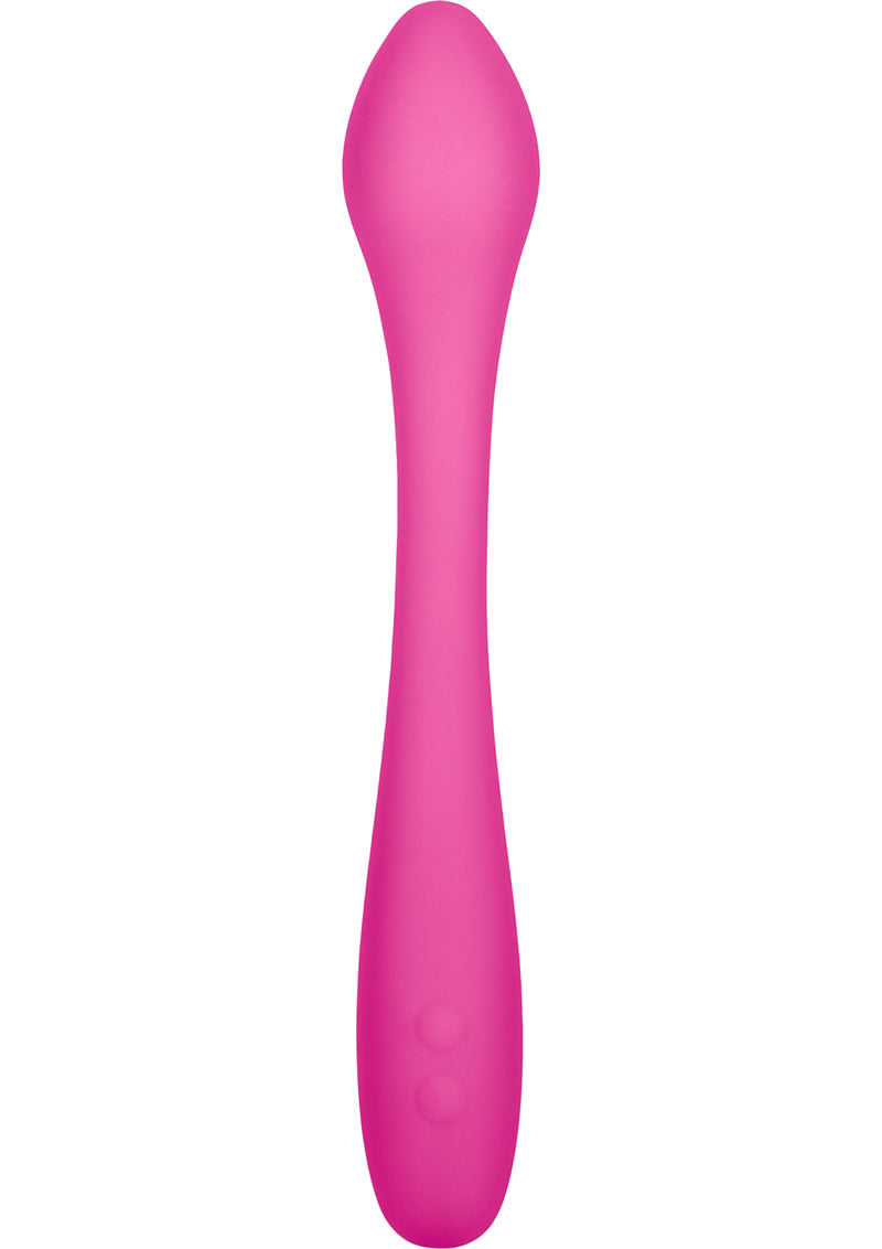 Vibrador de silicona flexible recargable Sihouette S10 de 6,5 pulgadas en color rosa