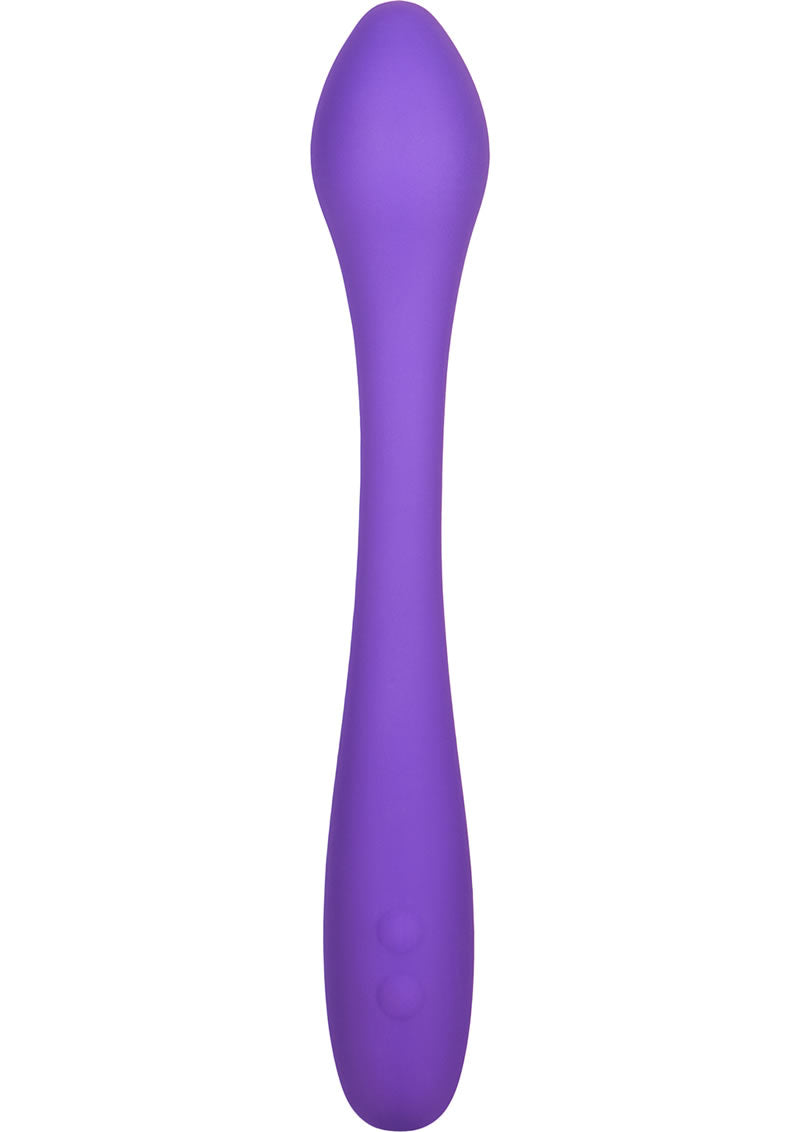 Vibrador de silicona flexible recargable Sihouette S10 morado de 6,5 pulgadas