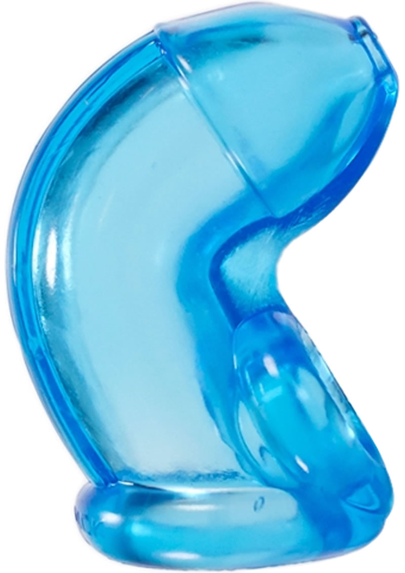 Atomic Jock Cock Lock TPR Chastity With Cock Ring Ice Blue