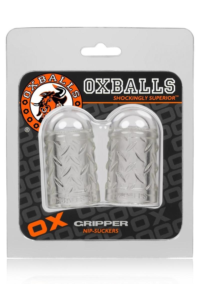Oxballs Gripper Silicone Nipple Sucker Clear 2 Each Per Pack