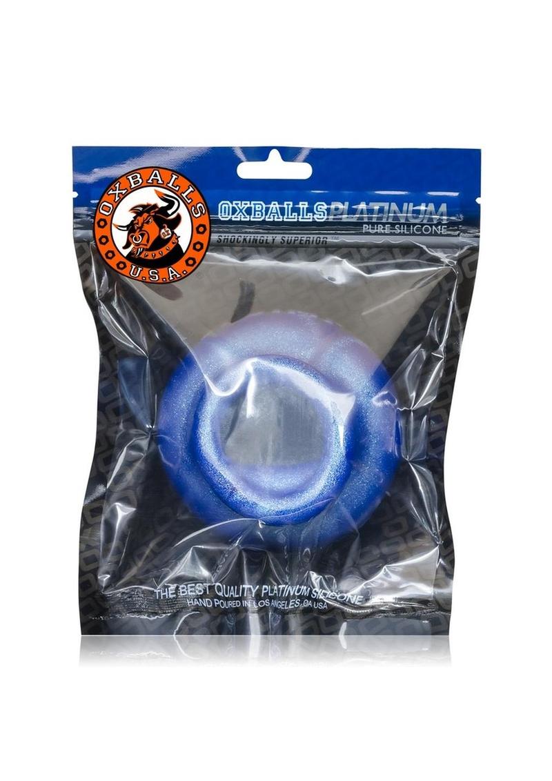 Ox Balls Juicy Silicone Cock Ring Blue