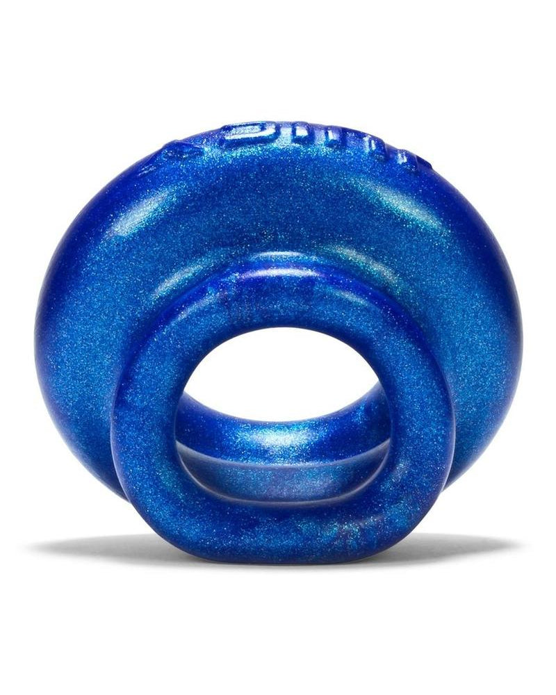 Anillo para el pene de silicona Ox Balls Juicy azul