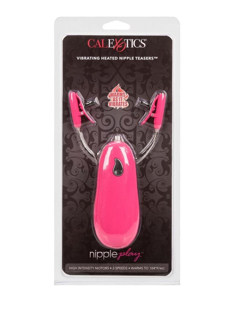 Juguetes para pezones con vibración y calefacción Nipple Play, color rosa