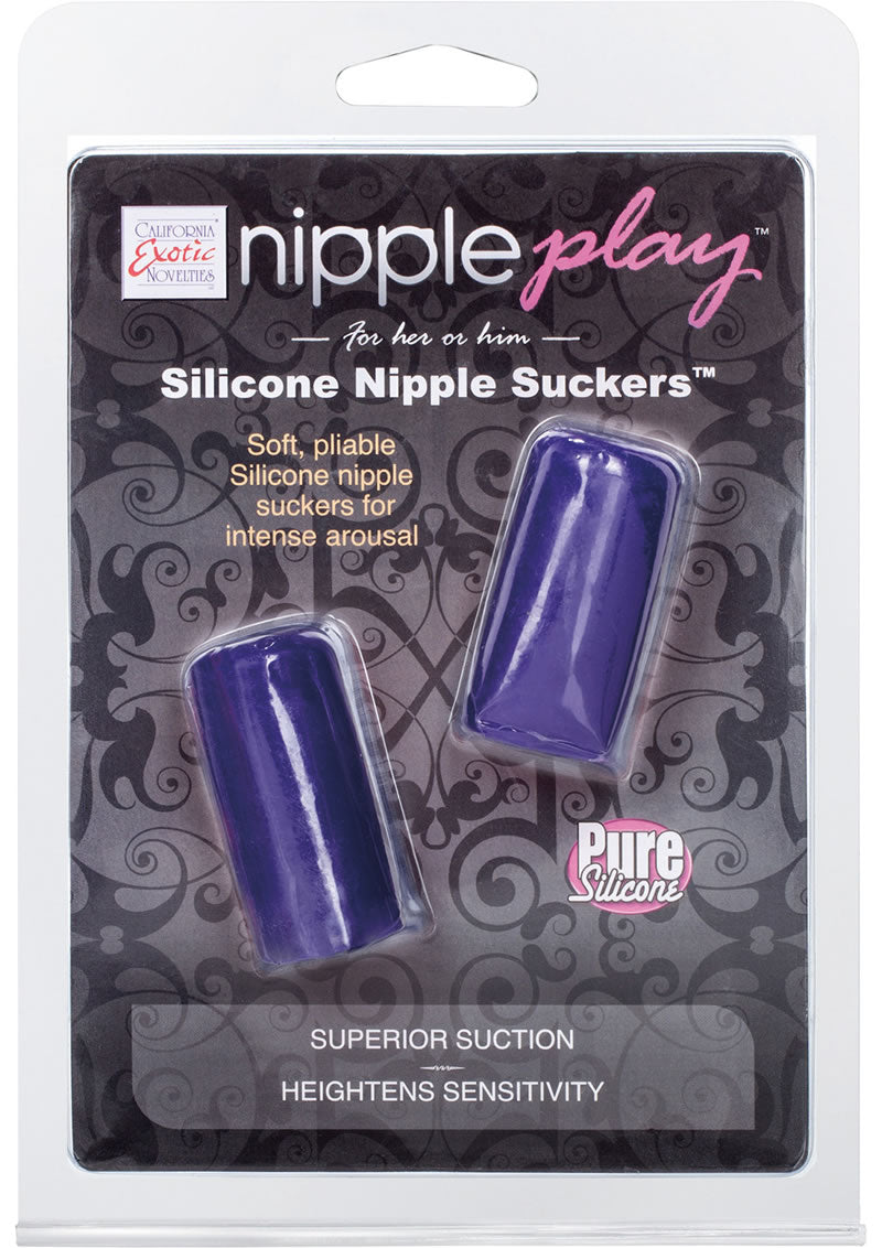 Succionadores de pezones de silicona Nipple Play morados