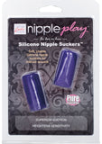 Nipple Play Silicone Nipple Suckers Purple