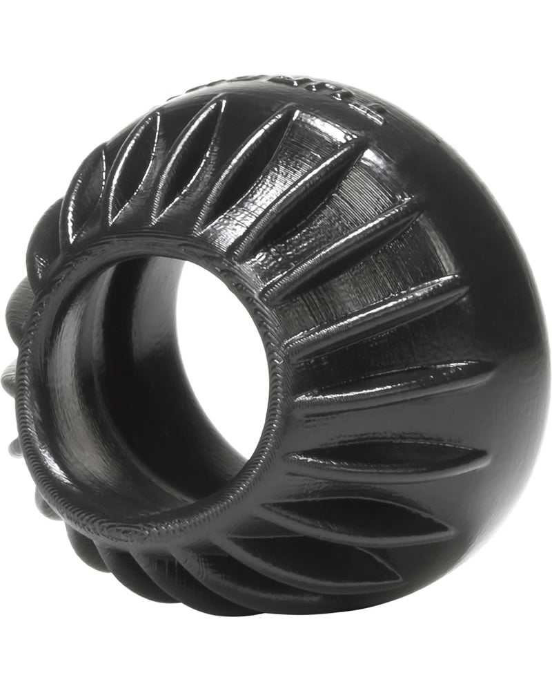 Oxballs Turbine Silicone Cockring Black 1.75 Inch