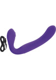 Recharge Love Rider Straples Strapon Purple