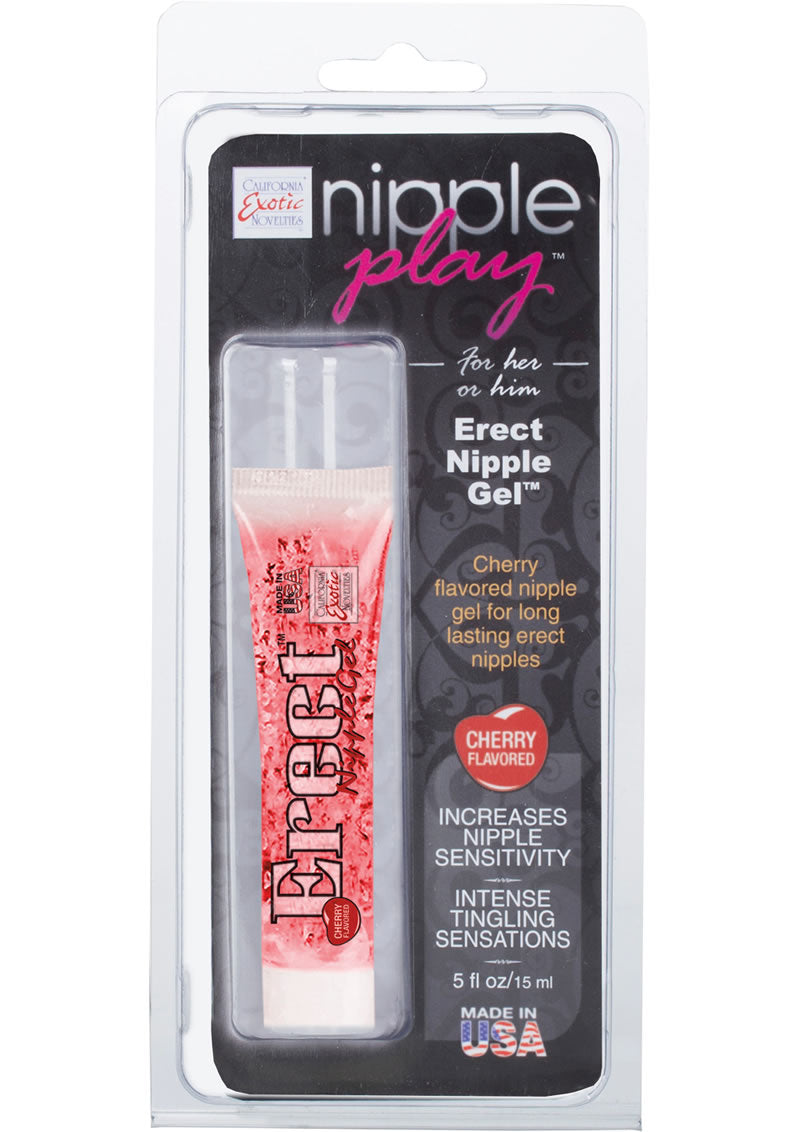 Nipple Play Erect Nipple Gel Cherry 5 Ounce