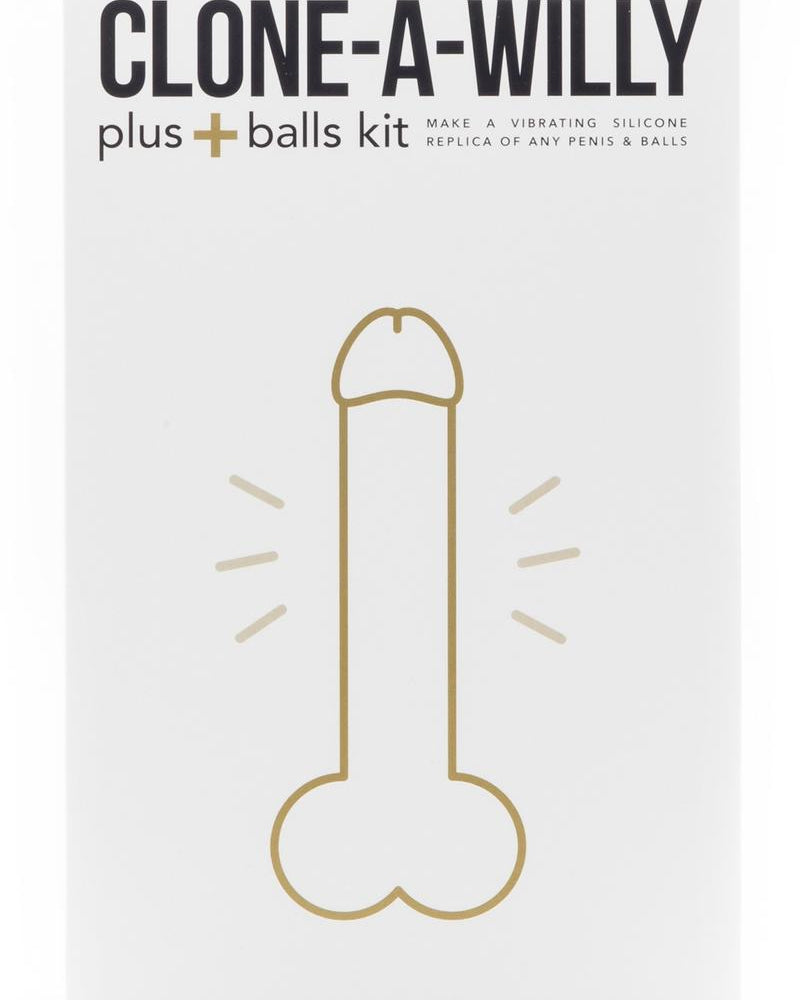 Clone A Willy Plus Balls Vibrating Silicone Kit Flesh