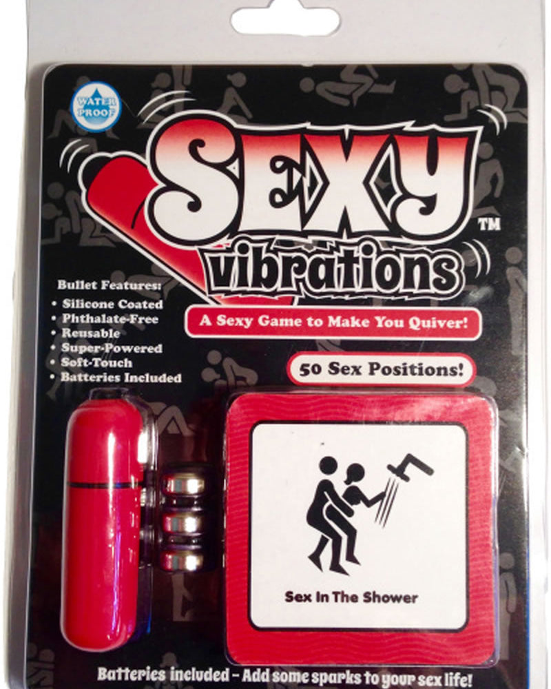 Juego de cartas con posiciones sexuales y vibraciones sexys con bala