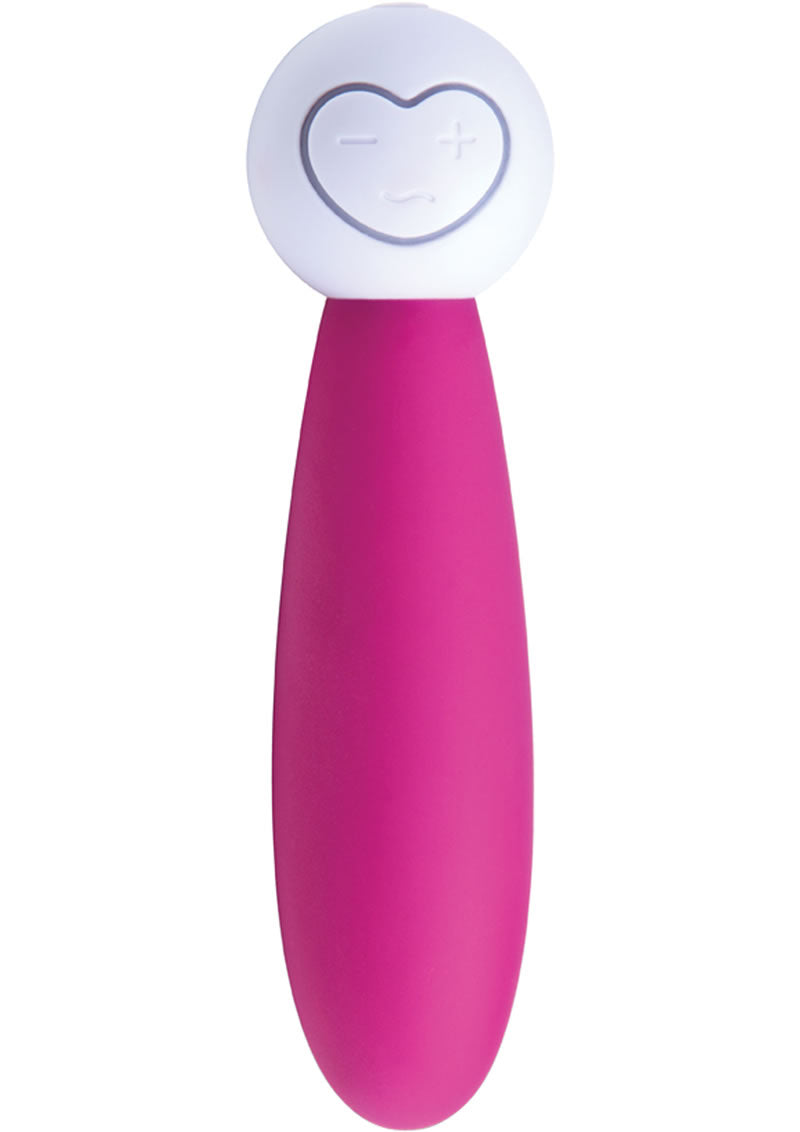 Mini vibrador de silicona Lovelife Discover de 4,9 pulgadas en color rosa