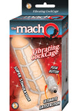 Macho Vibrating Cockcage Sleeve Waterproof Clear 5.5 Inch