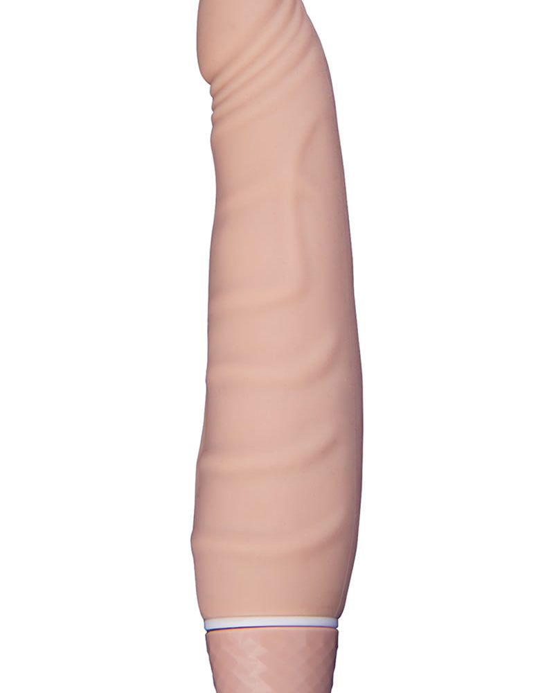 Vibrador realista de silicona Power Vibe Mini Teaser, resistente al agua, color carne, 6,4 pulgadas