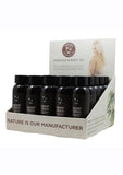 Aceite corporal y de masaje con semillas de cáñamo, sabores variados, 25 unidades, 2 onzas, para mostrador