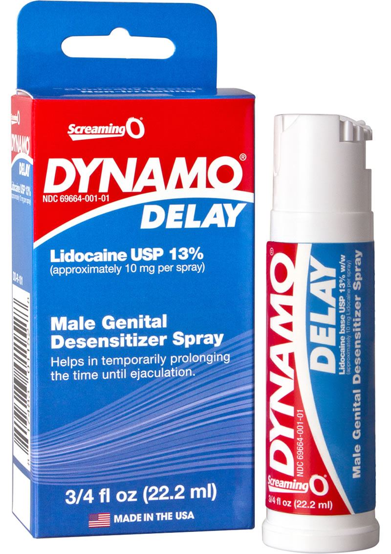 Dynamo Delay Spray 6 Packs Per POP Display