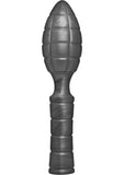 American Bombshell Blast Anal Plug Grey 9 Inch Long 6 Inch Girth