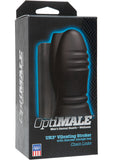 OptiMale UR3 Vibrating Stroker Chain Links Textured Masturbator Black