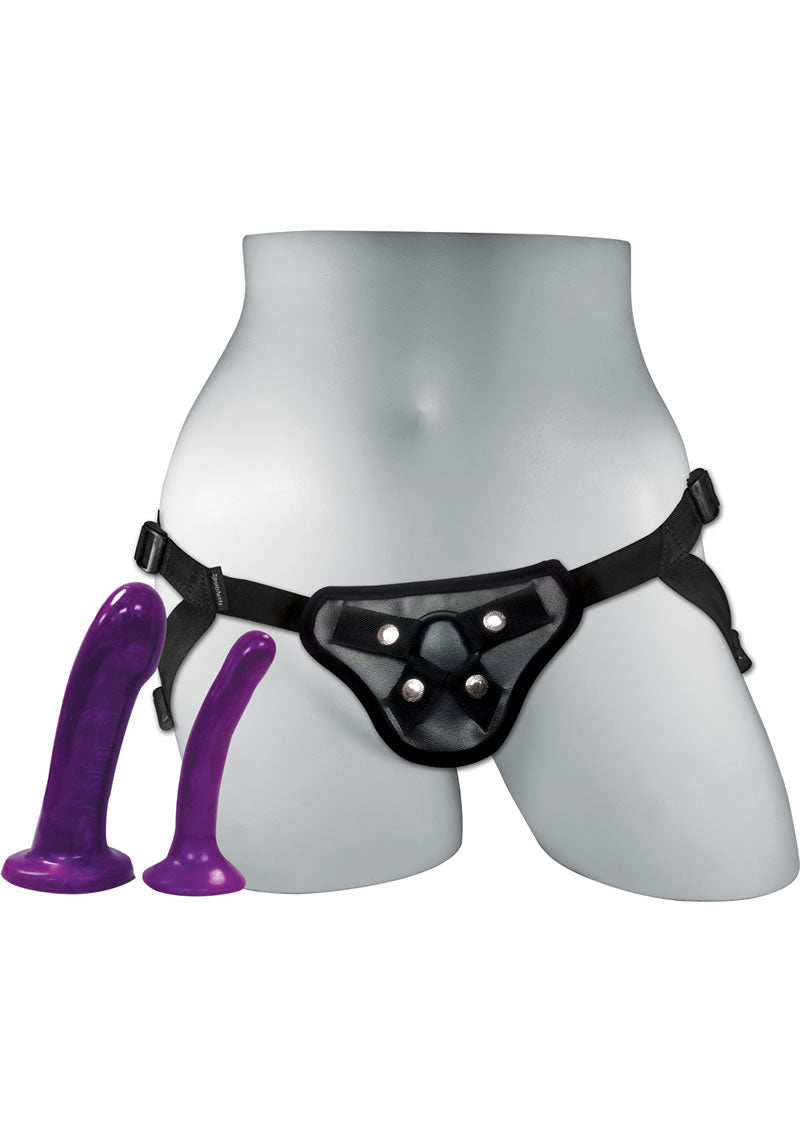 Sportsheets Anal Explorer Kit With 2 Silicone Dildos Purple