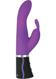 Amore 10 Function Silicone Slender Rabbit Rechargeable Waterproof Purple 8.5 Inch