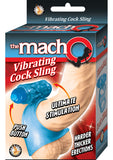 MachO Vibrating Cock Sling Blue 3 Inch