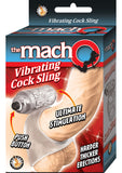 MachO Vibrating Cock Sling Clear 3 Inch