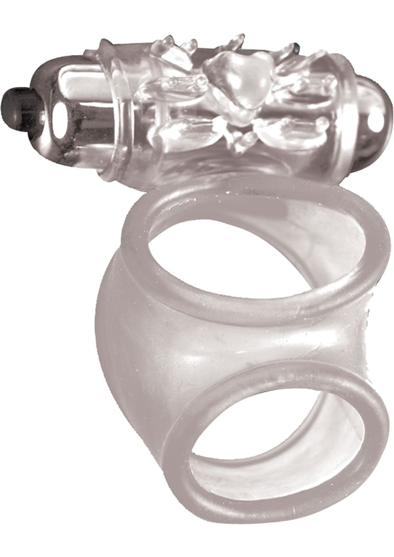 MachO Vibrating Cock Sling Clear 3 Inch