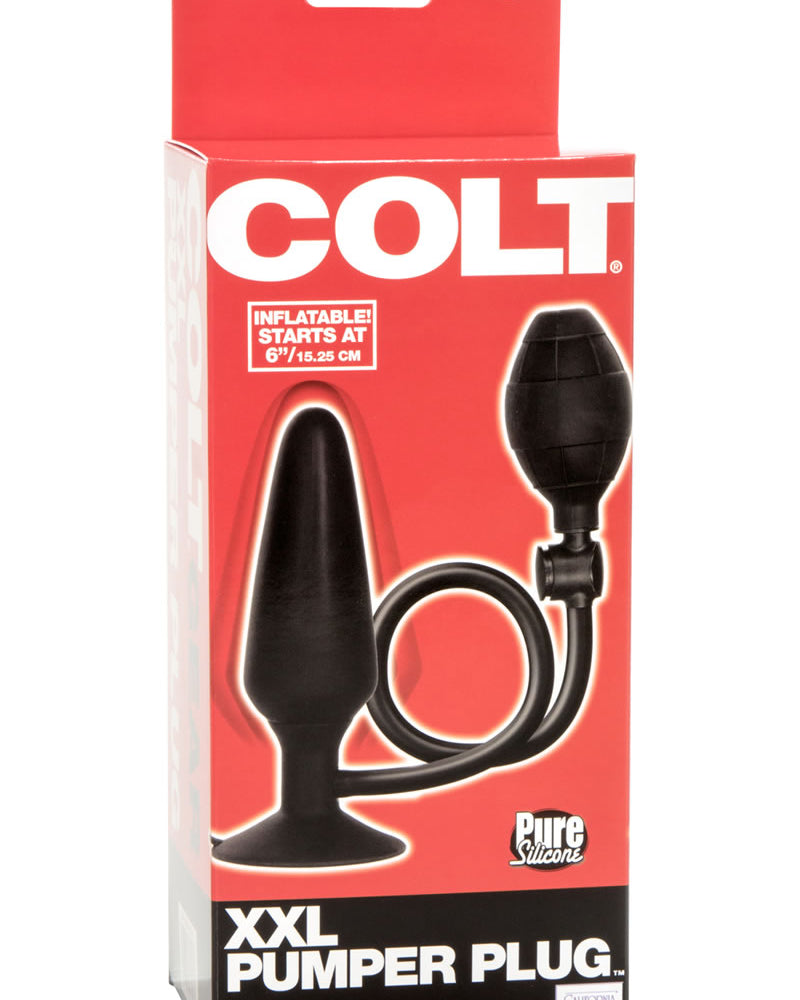 Expansor anal de silicona Colt XXL Pumper Plug negro