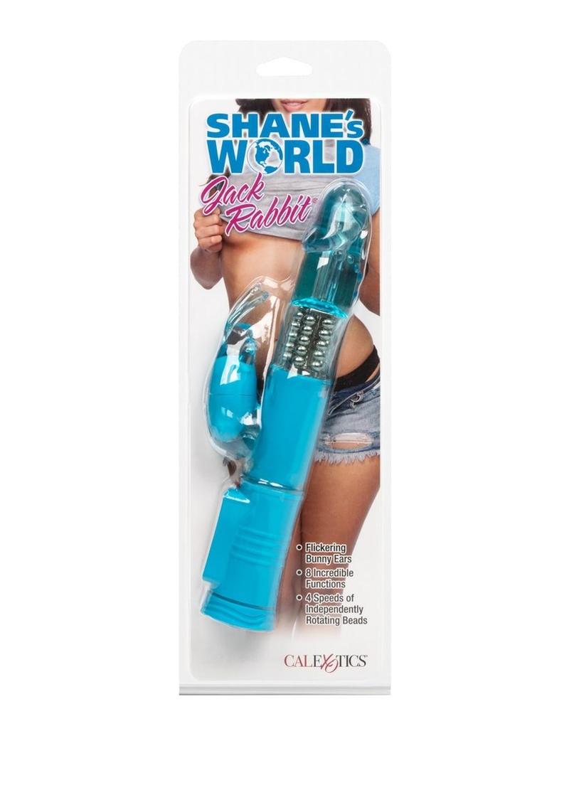 Shanes World Jack Rabbit Vibrator Waterproof Blue 4.5 Inch