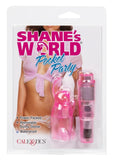 Masajeador de bolsillo Shanes World con forma de conejito, resistente al agua, color rosa, 3,75 pulgadas