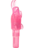 Masajeador de bolsillo Shanes World con forma de conejito, resistente al agua, color rosa, 3,75 pulgadas