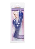 Vibrador de doble excitación resistente al agua de color morado de 4 pulgadas por primera vez