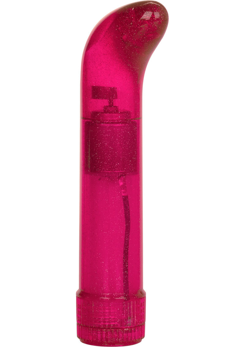 Vibrador Shanes World Sparkle G de 4,5 pulgadas en color rojo