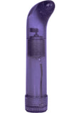 Vibrador Shanes World Sparkle G Vibe morado de 4,5 pulgadas