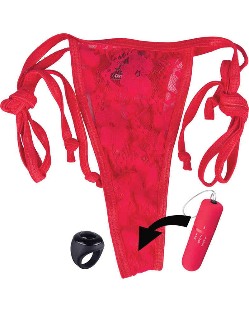Vibrador remoto para bragas Screaming O My Secret, color rojo