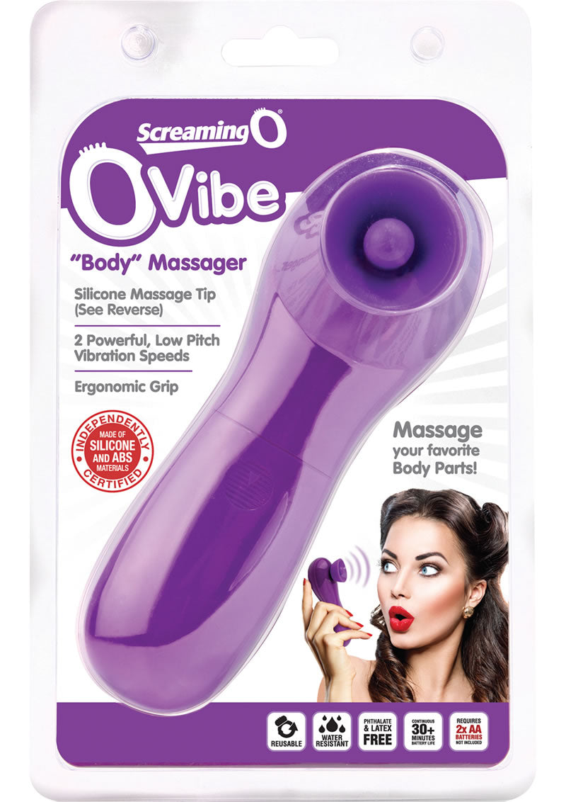 Screaming O OVibe Silicone Tip Body Massager Grape