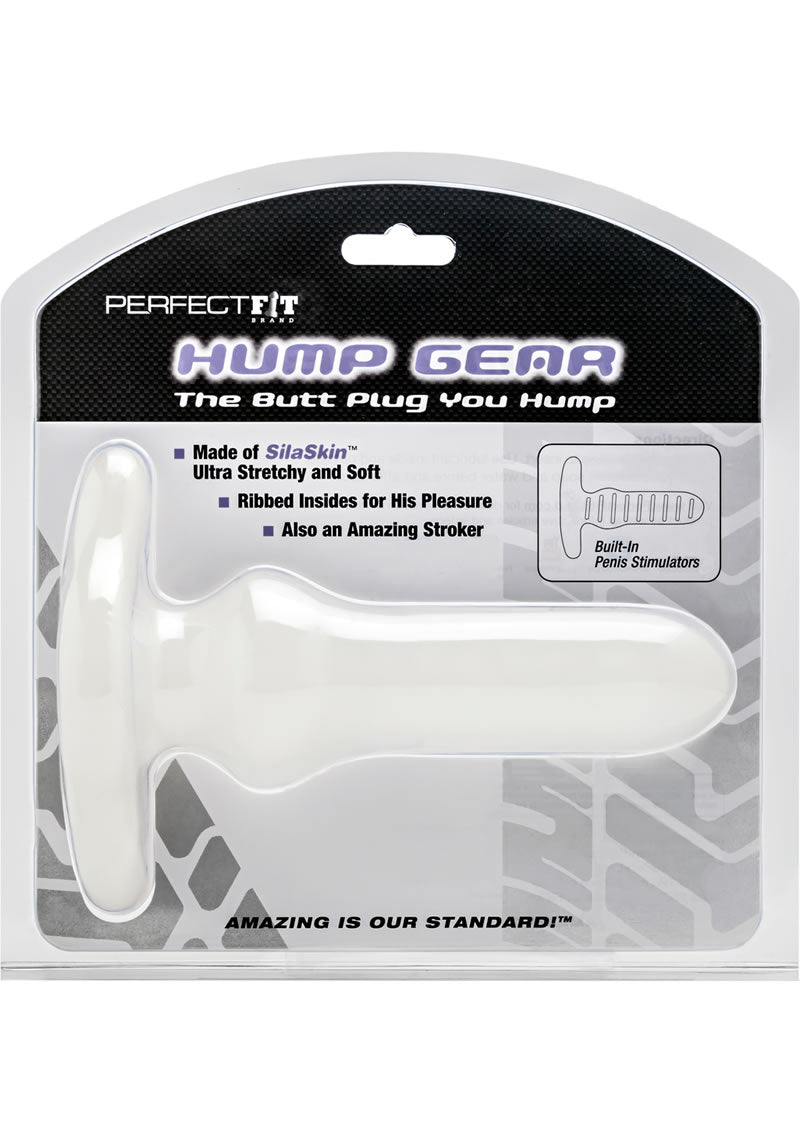 Perfect Fit Hump Gear Anal Plug Clear 6 Inch