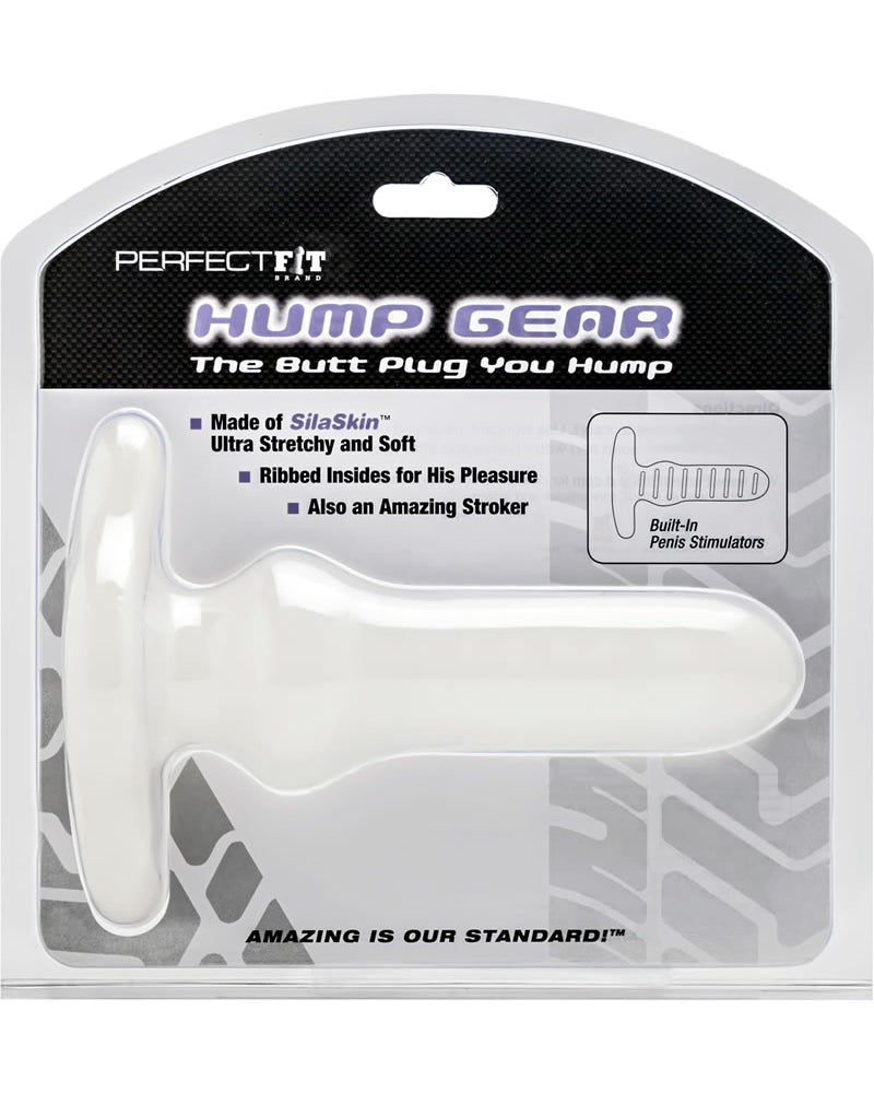 Perfect Fit Hump Gear Anal Plug Clear 6 Inch