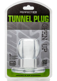 Perfect Fit Anal Tunnel Plug Clear Large 7.9 Inch Circumference