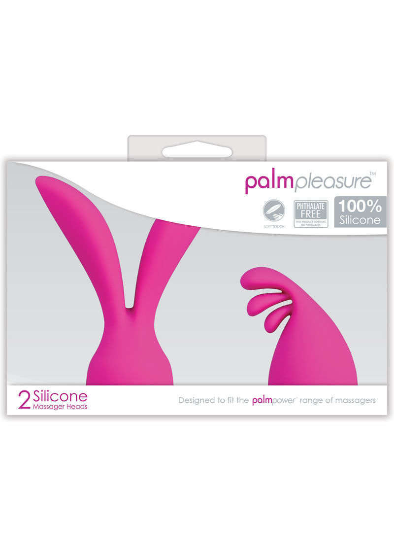 Pack de 2 cabezales de silicona para placer de palma