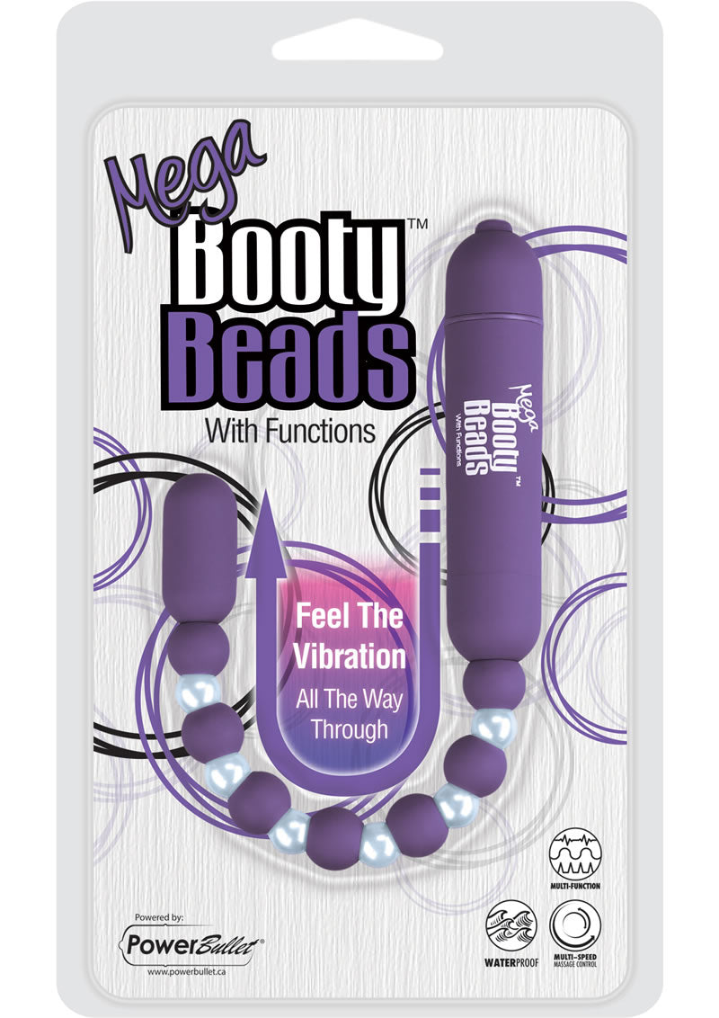 Mega Booty Beads con funciones en color morado