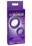 Fantasy C-Ringz Max Width Silicone Rings Purple