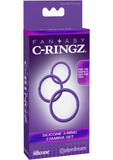 Fantasy C-Ringz Silicone 3 Piece Stamina Set Purple