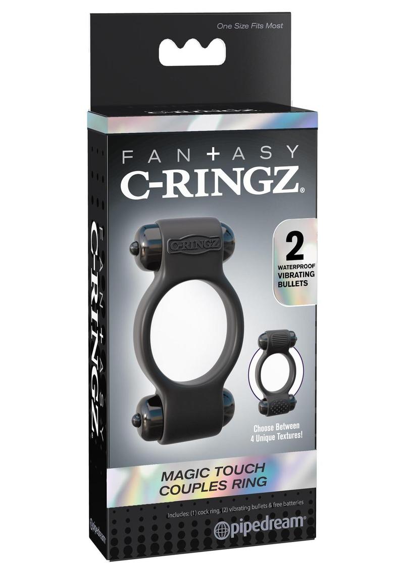 Fantasy C-Ringz Magic Touch Couples Ring Black